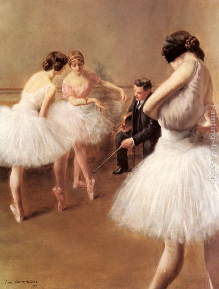 Pierre Carrier-Belleuse The Ballet Lesson